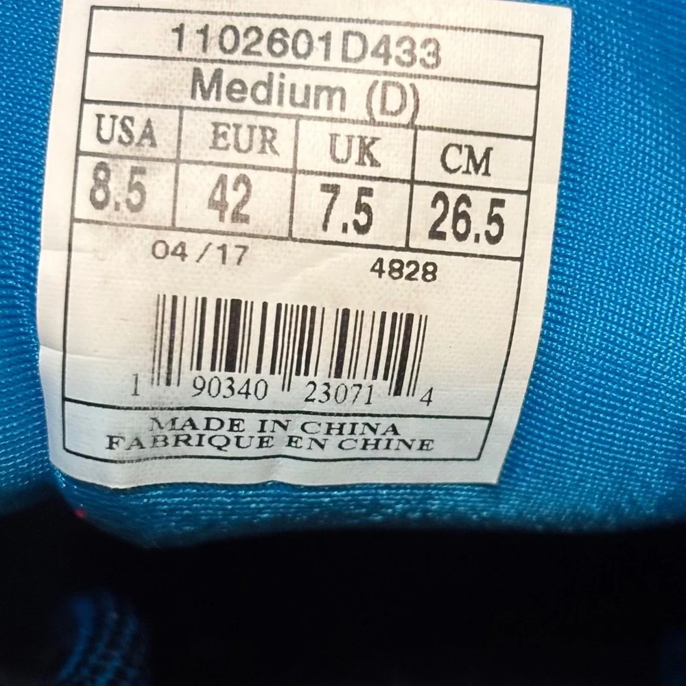 Brooks Revel 1 Men's Running Shoes Size 8.5 Blue Lime Green Black 1102601D433